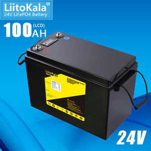 <span class=keywords><strong>Batterie</strong></span> LiFePO4 LiitoKala 24V 100Ah pour voiturette <span class=keywords><strong>de</strong></span> golf solaire, chariot élévateur, pack <span class=keywords><strong>de</strong></span> batteries étanche pour onduleur, système solaire, moteur <span class=keywords><strong>de</strong></span> bateau - Product Image 2