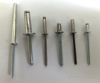Rivets aveugles à extrémité ouverte DIN7337 toutes tailles ST2.4 ST3.2 ST4 ST4.8 ST6.4 en acier inoxydable A2 A4 SS304 SS316, rivets aveugles à rupture Manderl
