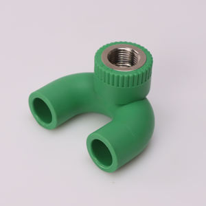 Raccords de tuyauterie d'alimentation en eau en PPR, coude de retour femelle et coude en U, marque <span class=keywords><strong>MG</strong></span>, certifiés ISO9001 CE, blanc/vert, garantie de 3 ans - Product Image 4