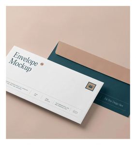 Luxury Black Matte <b>Envelope</b> logo Gloss <b>A5</b> Gift Card <b>Envelope</b> Cutting Die - Product Image 1