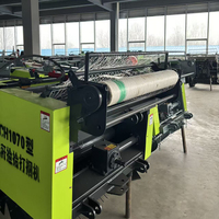 Presse à balles ronde de qualité supérieure pour ensilage et foin avec enrouleur intégré, faible consommation, agriculture
