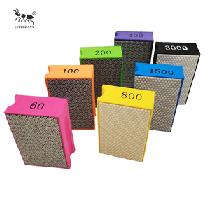Almohadilla <span class=keywords><strong>de</strong></span> Pulido Manual <span class=keywords><strong>de</strong></span> Resina Electrochapada LITTLE ANT, Bloque Abrasivo <span class=keywords><strong>de</strong></span> Diamante <span class=keywords><strong>de</strong></span> Alta Calidad para Vidrio, Mármol, Granito y Cerámica - Product Image 2