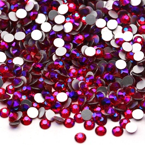Cristal de pêche AB de haute qualité, 16 facettes coupées, pierre Non chaude, <span class=keywords><strong>Strass</strong></span>, verre à dos plat, <span class=keywords><strong>Strass</strong></span>, vente en gros - Product Image 4