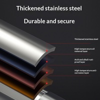 Plan de travail en acier inoxydable 304 épaissi à double niveau pour cuisine commerciale, table de préparation et de découpe avec surface de rangement