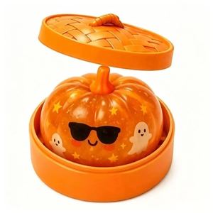 Novedad: Juguetes Blandos de Halloween con Forma de Dumpling, Calabaza y Bol Misterioso, Juguetes Antiestrés Fidget, Squishies de Halloween - Product Image 2