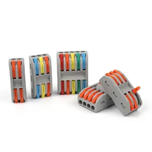 Quick Plug-in Wire Connectors Electrical Terminals Fast Universal Compact Cable Lighting Connectors 2/3/4/5 Pin