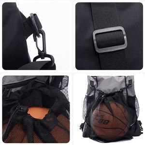 Custom Waterproof Oxford Cloth Large Capacity Backpack Outdoor Sports Basketball Bag Men's Training Sports Soccer Backpack - Product Image 2