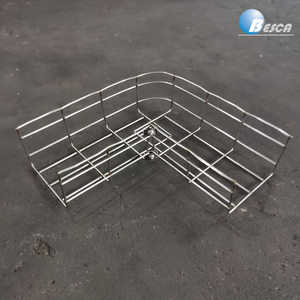 Bandeja de gestión de cables cesta de malla de alambre bandeja de cables para cableado de centro de datos bandeja de cable de malla de alambre de acero galvanizado - Product Image 4