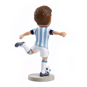 Statuette Bobble Head in Resina Stile Folk Art di Calciatori Famosi per Decorazione da Tavolo, Regalo da Collezione Artistico - Product Image 5