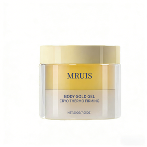 Crème de massage amincissante et raffermissante anti-cellulite à action rapide, Gel Cryo Thermo raffermissant doré pour le ventre, les cuisses et les bras - Product Image 1