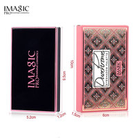 Palette de fards à paupières multichromes IMAGIC 8 teintes, scintillantes, métalliques, résistantes aux plis, pour un look audacieux de soirée, pour les distributeurs