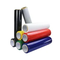 Stretch Film Plastic black stretch film wrapping LLDPE Cast Packaging Moving Wrap
