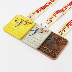 Medal Manufacturers Wholesale Design Activity Theme Award Gold Metal Commemorative Medals Sports Custom French <b>Open</b> Medals - Product Image 1