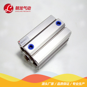 กระบอกลมบางเฉียบ Zhaolong Pneumatic Sda63x100 ตัวเรือนอะลูมิเนียมมาตรฐาน เส้นผ่านศูนย์กลาง 63 มม. ทนความร้อนสูง - Product Image 2