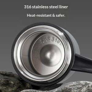 Gobelet isotherme en acier inoxydable avec affichage intelligent de la température, grande capacité 500 ml, logo personnalisé, pour <span class=keywords><strong>homme</strong></span>, gobelet à vide pour affaires - Product Image 2