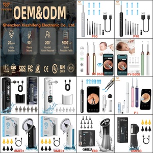 PAKISS Otoscópio Visual Inteligente Portátil Recarregável, Ferramenta de Inspeção Auricular Segura para Saúde Pessoal, Limpador de Ouvido Sem Fio com Câmera - Product Image 2