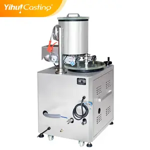 Stainless Steel Casting Auto Vacuum Investment Mixer For Capacity Of 5 Pcs 4''*10'' Flasks