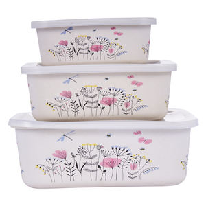 Fibre de bambou de haute qualité amidon de maïs environnement écologique boîte à lunch boîte à <span class=keywords><strong>bento</strong></span> - Product Image 6