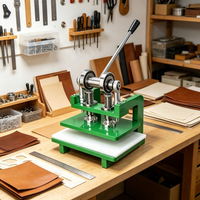 Petite presse de découpe manuelle avec matrices interchangeables pour la fabrication de tiges de chaussures, de sacs en cuir, de tissus et de textiles