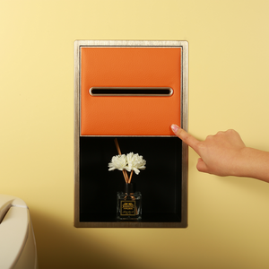 Orange Da Nhôm ABS Hiện Đại Mô Hộp Giấy Vệ Sinh Dispenser Lõm Lưu Trữ Kệ Vòi Hoa Sen Thích Hợp Phòng Tắm - Product Image 4