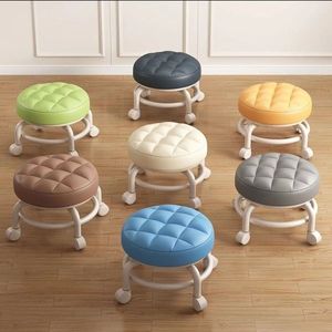<span class=keywords><strong>Banc</strong></span> mobile à roues en plastique, confortable et moderne, simple, <span class=keywords><strong>petit</strong></span> <span class=keywords><strong>tabouret</strong></span> à roue universelle pour le salon de la maison sédentaire - Product Image 4