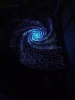 Panneau de plafond étoilé en fibre optique DIY 16W 25W avec lumière LED RGB pour la décoration d'événements et de fêtes