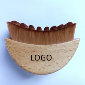 कस्टम लोगो नए लसीका संप्रतीक अंडाकार ब्रश आधुनिक शुष्क ब्रश कोमल चेहरे मालिश दैनिक उपयोग प्लास्टिक सूखे ब्रश के लिए डिज़ाइन किया गया - Product Image 2