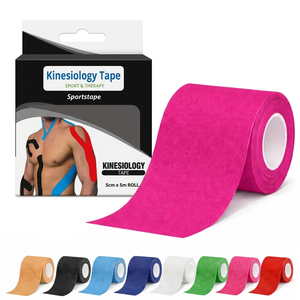 Bande de kinésiologie élastique imperméable pour le soutien des muscles et des articulations, en coton, pour le sport, bande musculaire athlétique, bande cinétique - Product Image 4