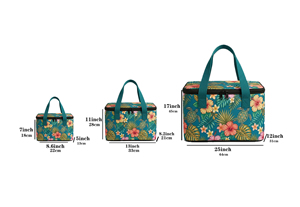 Sac isotherme personnalisé Aloha Spirit - Sac isotherme à imprimé tropical hawaïen pour les <span class=keywords><strong>vacances</strong></span> à la plage, les mariages et les fêtes d'<span class=keywords><strong>été</strong></span> - Product Image 4