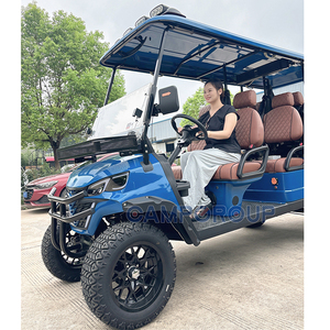Voiture de golf électrique 6 places, 6 places, <span class=keywords><strong>vintage</strong></span>, 4 roues, camion, toit ouvert - Product Image 3
