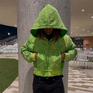 Produttore di Felpe con Cappuccio Personalizzate con Strass, Abbinamento di Colori, Resistenza al Sole, Cerniera Staccabile e Lavaggio Acido - Product Image 6