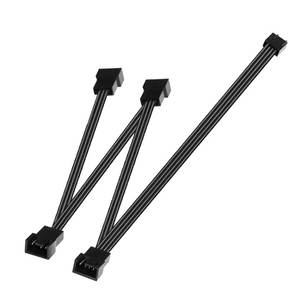 Angitu 24AWG Computer-Motherboard CPU-Kühlungsadapter 4-Pin 1x2x3x4x5x6xLüfter Splitter Verlängerungskabel - Product Image 6