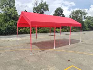 Auvent <span class=keywords><strong>de</strong></span> voiture multifonctionnel en acier pour l'extérieur, 3*6m, pare-soleil, pare-vent, imperméable, tente d'abri avec couverture - Product Image 2