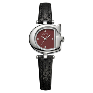 Reloj de Mujer con Esfera Personalizada, Adornado con Diamantes, Correa de Cuero Vintage - Product Image 4