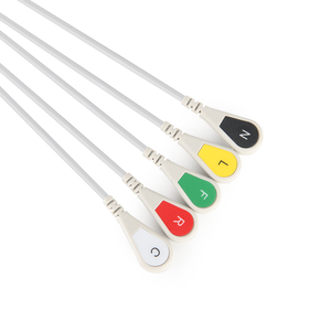 <span class=keywords><strong>Ecg</strong></span> Kabel 5 <span class=keywords><strong>Leads</strong></span> Snap Voor Nihon Kohden Bsm8108a BSM-8301A Eendelige <span class=keywords><strong>Ecg</strong></span> Kabel En Leadwires Iec Standaard Caremed - Product Image 4