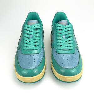 Zapatillas de deporte de piel auténtica personalizadas para hombre, servicio OEM ODM disponible, zapatos de talla grande, diseño personalizado, calzado de alta calidad para hombre - Product Image 2