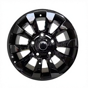 Velg Desain Jaring Aluminium Alloy Baru <span class=keywords><strong>16</strong></span>*8 18*8 PCD5*165.1mm dengan Finishing Hitam untuk Kendaraan Off-road Defender Discovery. - Product Image 3