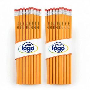 Juego de Lápices de Madera Negros de Alta Calidad, Lápiz Redondo Fácil de Sacapuntas, Papelería Elegante Personalizada <span class=keywords><strong>para</strong></span> Dibujo Escolar y de Oficina - Product Image 2