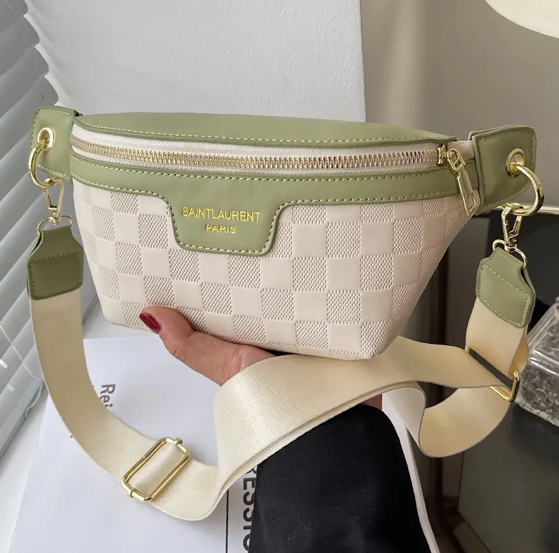 Designer mode luxe sport Messenger Bum sac en cuir dame poitrine taille sac Fanny Pack pour les femmes