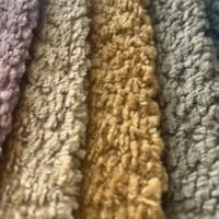 Tissu bouclé anti-griffures pour chats, 500 g/m², tissu en polaire Teddy lourd pour ameublement de canapés et meubles
