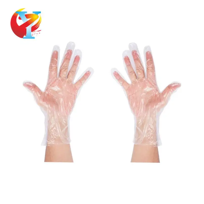 Оптовая продажа Pe одноразовые защитные перчатки для приготовления пищи мытья