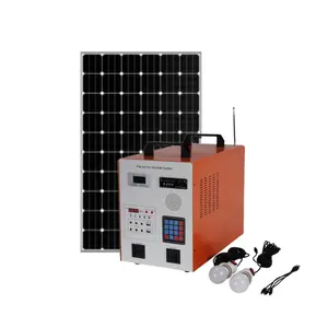 Pay as you go solar system 1kwh 300W inverter 250W panel 100Ah 12.8V lifepo4 battery for home energy full set