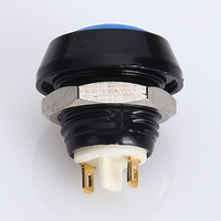 ONPOW Saklar Terminal Pin, Sakelar Tombol Tekan 12Mm 1 Tanpa SPST Sesaat (CE,ROHS)