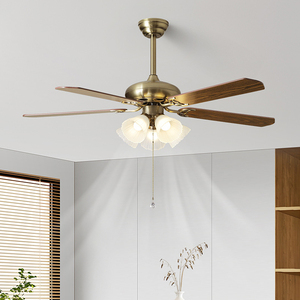 DC Quạt Trần Đèn ventiador techo LED Dimmable 5 Ván ép lưỡi hiện đại quạt trần với ánh sáng và điều khiển từ xa bán buôn - Product Image 6