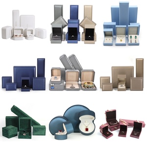 Customized Bracelet Jewelry Box Packaging Storage Gift <b>Present</b> Square Case Velvet Jewelry <b>Boxes</b> - Product Image 4