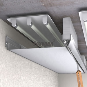 Profilo in Alluminio Foxygen per Controsoffitto Teso, Lunghezza 1,25m-2,5m, Spessore 1,2mm, Serie F H W <span class=keywords><strong>M</strong></span>, con Componenti per Griglia del Soffitto - Product Image 6