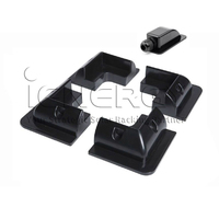 Garniture d'entrée de câble solaire en plastique ABS étanche pour système de montage solaire de camping-car, bateau, motorhome, caravane