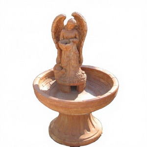 Fuentes de Agua Decorativas de <span class=keywords><strong>Interior</strong></span>, Pequeñas, de Piedra, con Ángel Femenino, <span class=keywords><strong>Fuente</strong></span> de Mármol - Product Image 1