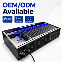 Kontrol Grup Ponsel Farm S8 Box Siap Pakai Chassis Hemat Daya Operasi Massal untuk Game Multi-instance Studio
