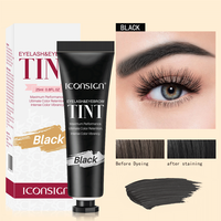 Teinture de sourcils en gel de tatouage avec logo personnalisé Teinture de sourcils professionnelle longue durée et imperméable à l'eau 60 jours